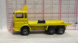 Yellow Transport Semi Truck 1/100 Majorette Diecast Car