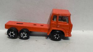 Orange Semi Transport Truck Unbranded Diecast Car