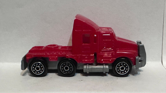 Red Semi Transport Truck Unbranded Diecast Car