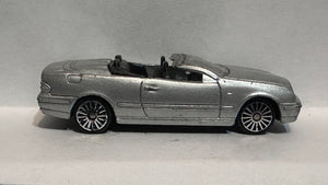 Silver Mercedes Benz CLK Cabrio Maisto Diecast Car