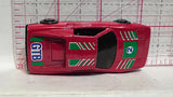 Red #2 GTB Ferrari 328 #802 Yatming Diecast Car