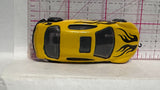 Yellow Flames Racer Unbranded Diecast Car