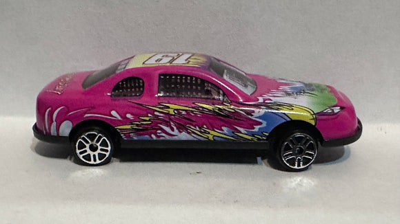 Pink #19 Speedway Racer Unbranded Diecast Car