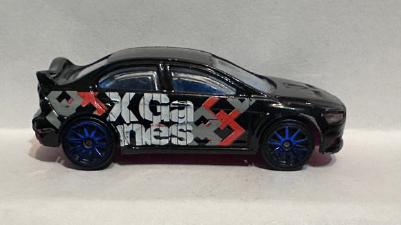 Black X Games 2008 Lancer Evolution L9938 Hot Wheels Diecast Car