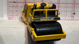 Yellow CAT Road Steam Roller 1997 Matchbox Diecast Car