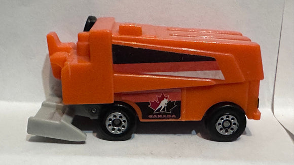 Orange Hockey Canada Zamboni 2013 Mcdonalds Diecast Car