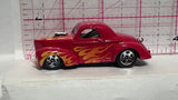 Red Flames '41 Willys 2015 Hot Wheels Diecast Car