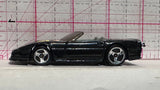 Black Custom Corvette 1988 Hot Wheels Diecast Car