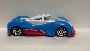 White Blue Red #9893 Racer Greenbrier  Diecast Car