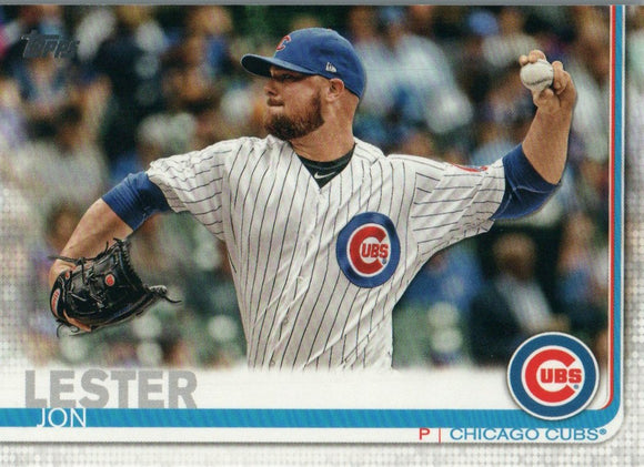 #40 Jon Lester Chicago Cubs 2019 Topps Series 1 Baseball