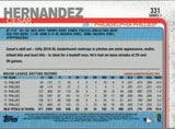#331 Cesar Hernandez Philadelphia Phillies 2019 Topps Series 1 Baseball