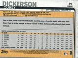 #89 Corey Dickerson Pittsburgh Pirates 2019 Topps Series 1 Baseball Card