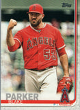 #18 Blake Parker Los Angeles Angels 2019 Topps Series 1 Baseball Card