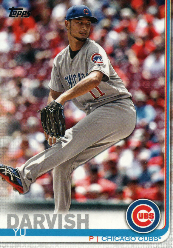 #372 Yu Darvish Chicago Cubs 2019 Topps Series 2 Baseball Card