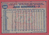 #449 Juan Berenguer Minnesota Twins 1991 Topps Baseball Card DAO