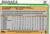 #103 Sean Manaea Oakland Athletics 2019 Topps Series 1 Baseball Card EAK