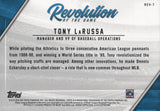 Rev-7 Tony LaRrussa Manager Oakland Athletics 2019 Topps Series 1 Baseball Card EAL