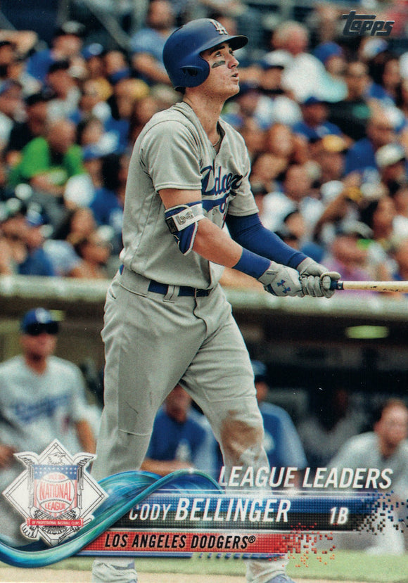 #114 Cody Bellinger Los Angeles Dodgers 2018 Topps Series 1 Baseball Card EAP