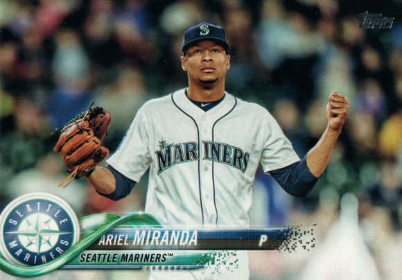 #116 Ariel Miranda Seattle Mariners 2018 Topps Series 1 Baseball Card EAP