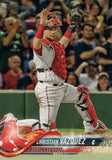 #103 Christian Vazquez Boston Red Sox 2018 Topps Series 1 Baseball Card EAW