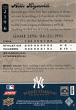YSL 2196 Allie Reynolds Yankee Stadium Legacy New Yrok Yankees 2008 Upper Deck Series 1 Baseball Card