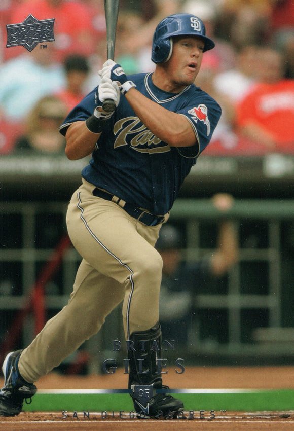 #190 Brian Giles San Diego Padres 2008 Upper Deck Series 1 Baseball Card