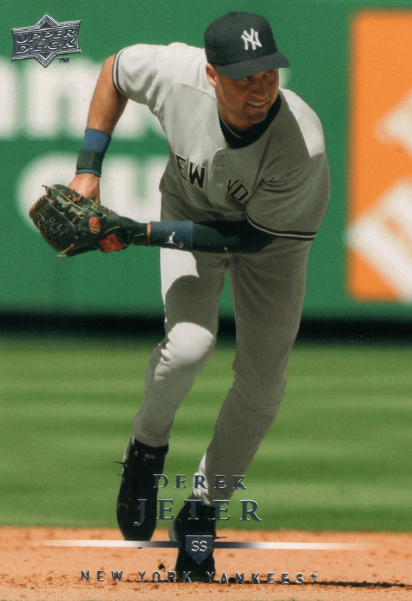 #297 Derek Jeter New York Yankees 2008 Upper Deck Series 1 Baseball Card FAJ