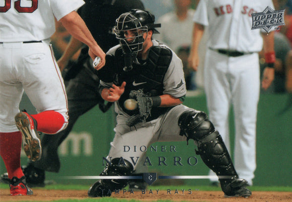 #85 Dioner Navarro Tampa Bay Rays 2008 Upper Deck Series 1 Baseball Card FAK