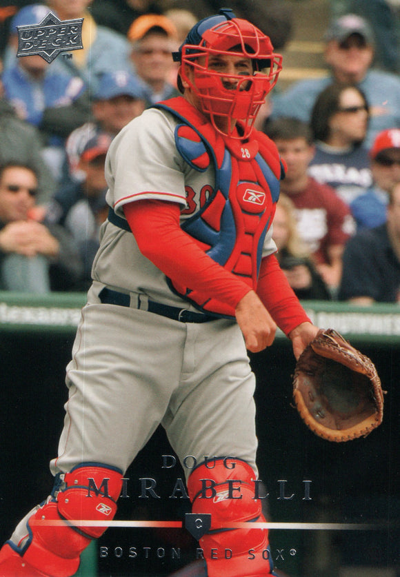 #226 Doug Mirabelli Boston Red Sox 2008 Upper Deck Series 1 Baseball Card FAK