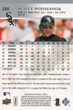 #288 Scott Podsednik Chicago White Sox 2008 Upper Deck Series 1 Baseball Card OD FAL