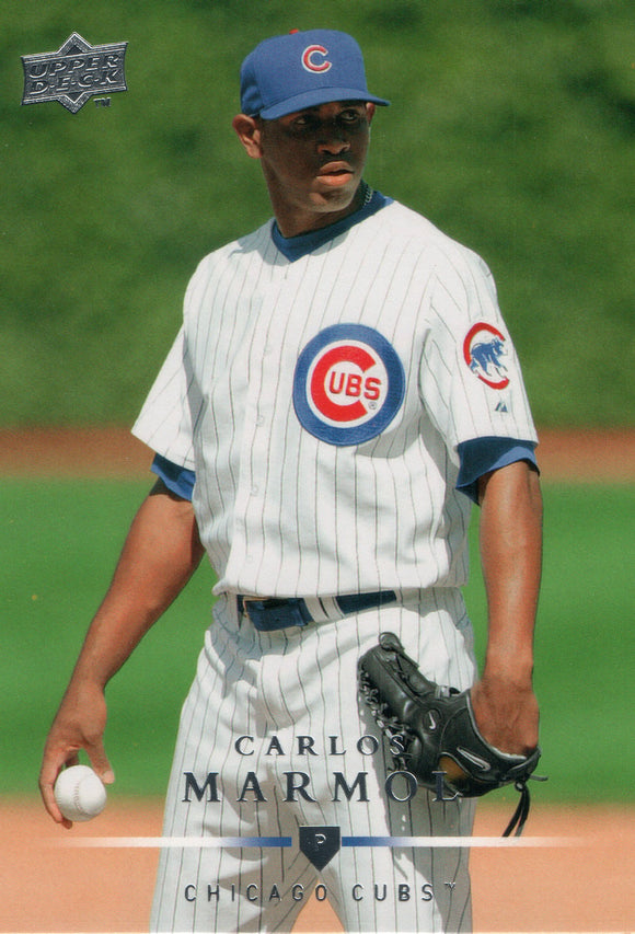 #74 Carlos Marmol Chicago Cubs 2008 Upper Deck Series 1 Baseball Card FAM