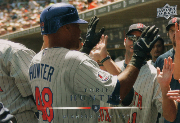 #279 Torii Hunter Minnesota Twins 2008 Upper Deck Series 1 Baseball Card FAN
