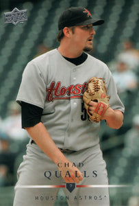 #14 Chad Qualls Houston astros 2008 Upper Deck Series 1 Baseball Card FAN