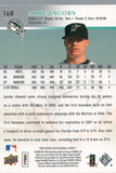 #148 Mike Jacobs Florida Marlins 2008 Upper Deck Series 1 Baseball Card FAN
