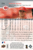 #236 David Ross Cincinnati Reds 2008 Upper Deck Series 1 Baseball Card FAR