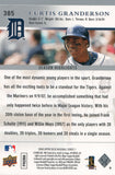 #385 Curtis Granderson Detroit Tigers 2008 Upper Deck Series 1 Baseball Card FAS