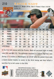 #210 Xavier Nady Pittsburgh Pirates 2008 Upper Deck Series 1 Baseball Card FAS