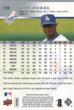 #110 Juan Pierre Los Angeles Dodgers 2008 Upper Deck Series 1 Baseball Card FAS