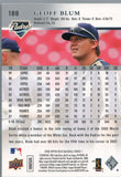 #188 Geoff Blum San Diego Padres 2008 Upper Deck Series 1 Baseball Card FAS