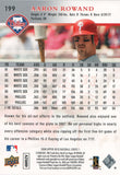 #199 Aaron Rowand Philadelphia Phillies 2008 Upper Deck Series 1 Baseball Card FAS
