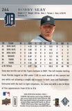 #264 Bobby Seay Detroit Tigers 2008 Upper Deck Series 1 Baseball Card FAT