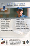 #376 Brian Bannister Team Checklist Kanas City Royals 2008 Upper Deck Series 1 Baseball Card FAT