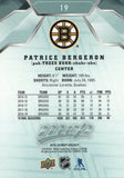 #19 Patrice Bergeron Boston Bruins 2019-20 Upper Deck MVP Hockey Card