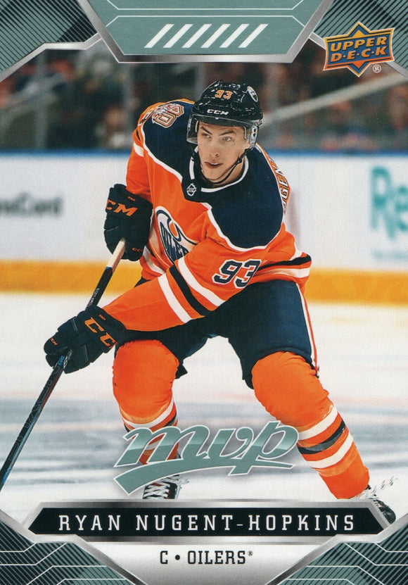 #79 Ryan Nugent Hopkins Edmonton Oilers 2019-20 Upper Deck MVP Hockey Card