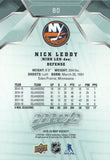 #80 Nick Leddy New York Islanders 2019-20 Upper Deck MVP Hockey Card