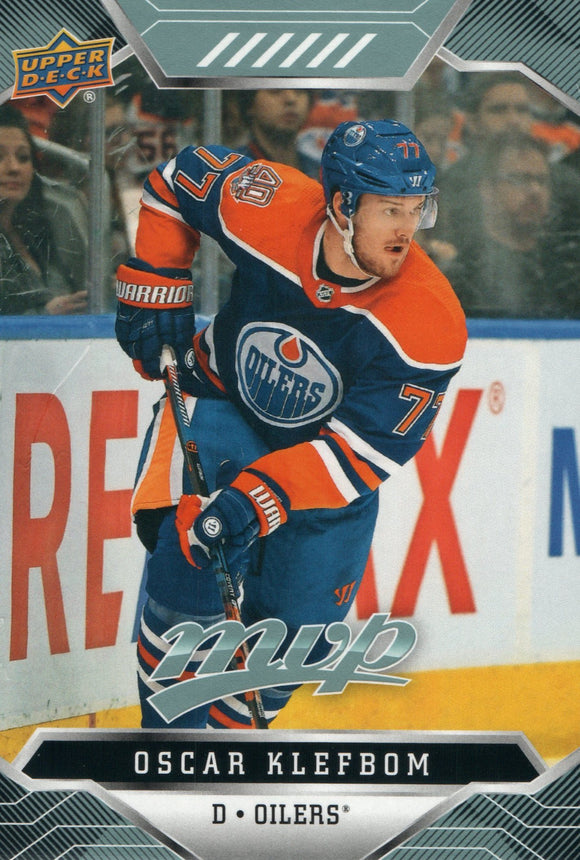 #148 Oscar Klefbom Edmonton Oilers 2019-20 Upper Deck MVP Hockey Card