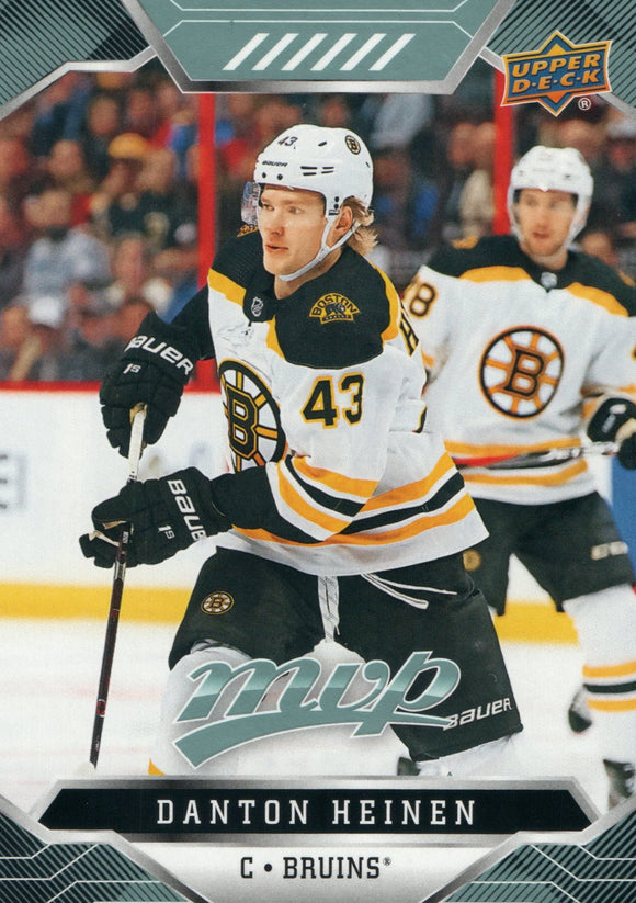 #155 Danton Heinen Boston Bruins 2019-20 Upper Deck MVP Hockey Card