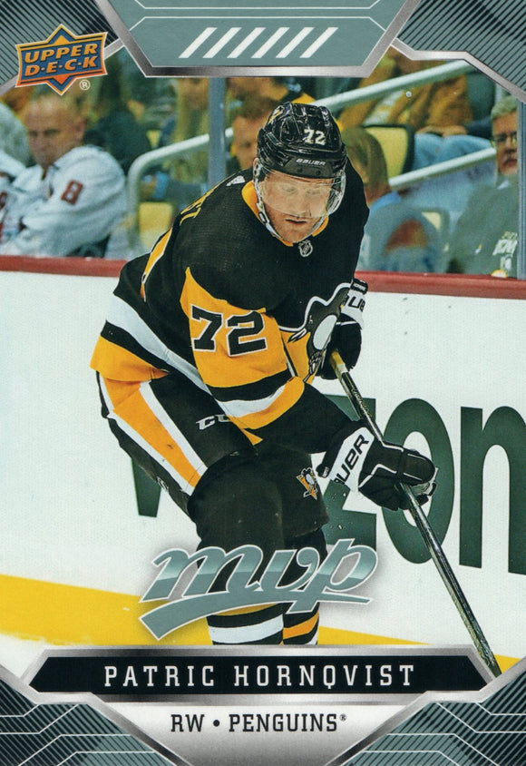 #141 Patric Hornqvist Pittsburgh Penguins 2019-20 Upper Deck MVP Hockey Card