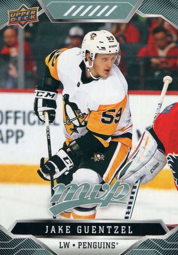 #66 Jake Guentzel Pittsburgh Penguins 2019-20 Upper Deck MVP Hockey Card