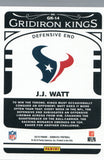 GK-14 JJ Watt Gridiron Kings Houston Texans 2019 Donruss Football  Card